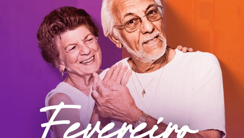 Fevereiro roxo e laranja