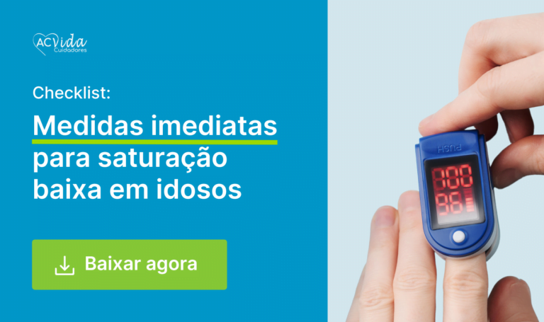 Saturação baixa em idosos: o que fazer